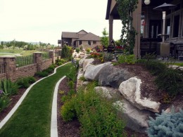 Concrete Curbing, Plain, Stamped, Colored